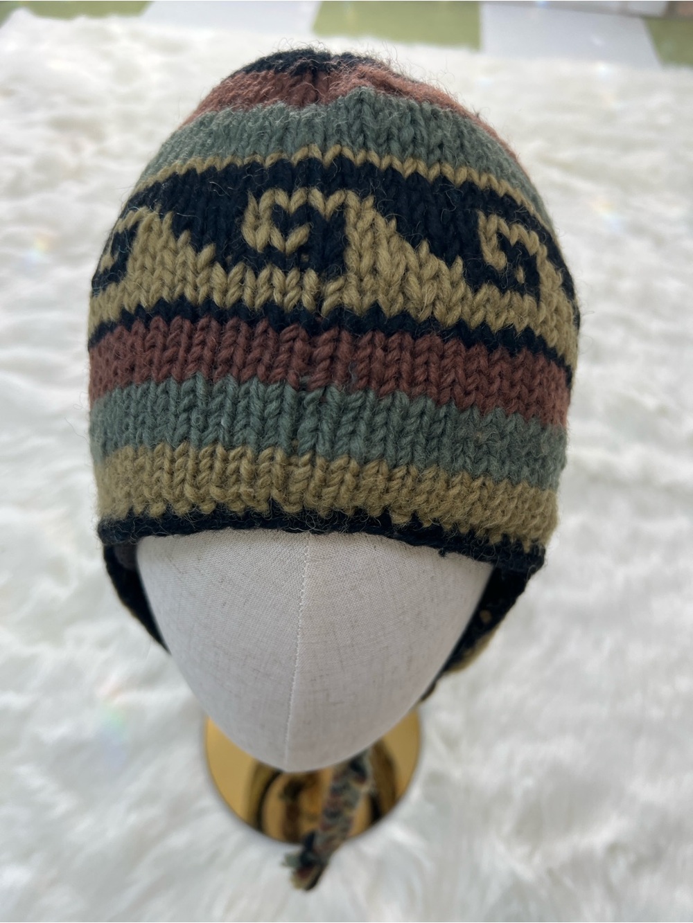 100%Wool beanie Hat Made in Nepal Winter core Cold-Weather outfits